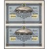 Image 1 : Gotheborgs Enskilda Bank, 1858 First Issue Specimen or Proof Pair.
