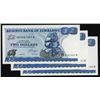 Image 1 : Reserve Bank of Zimbabwe Sequential Trio 1983 Issue.