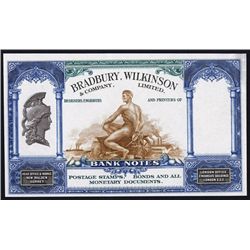 Bradbury, Wilkinson & Co., Ltd, Ad Note.