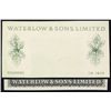 Image 1 : Waterlow & Sons Progress Proof Advertising Note.