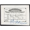 Image 1 : International Ocean Telegraph Co. 1885 Approval Proof Free Frank Certificate.