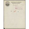 Image 1 : Republic of Hawaii, Dept. of Finance Specimen Letterhead.
