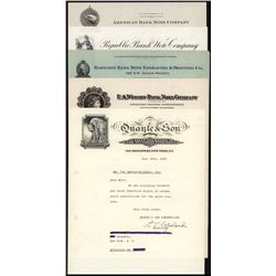 Security Printer Letterheads Quintet.