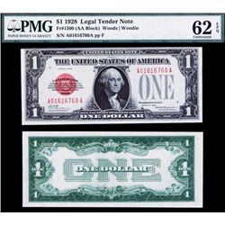 U.S. Note, $1, 1928, Fr.# 1500, (AA Block)