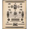 Image 1 : Draper, Underwood, Bald, Spencer Proof Vignette Sheet from 1982 Nasca Sale.