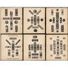Image 1 : Draper, Underwood, Bald, Spencer Proof Vignette Sheets from 1982 Nasca Sale.