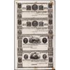 Image 1 : Planters Bank of the State of Georgia, Unique ca.1830's Obsolete Proof sheet of 4.