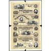 Image 1 : Bank of Bloomington Uncut Sheet of 4 Proprietary Proofs.