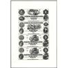 Image 1 : Farmers and Mechanics Bank Uncut Reprint Proof Sheet of 4.