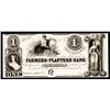 Image 1 : Farmers and Planters Bank Baltimore, ca.1830's Obsolete Proof.