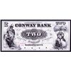 Image 1 : Conway Bank, 1854 Proof Obsolete Banknote.