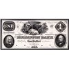 Image 1 : Holliston Bank, 1854 Proof Obsolete Banknote.