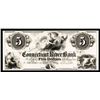 Image 1 : Connecticut River Bank ca.1830's Obsolete Proof.