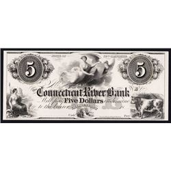 Connecticut River Bank ca.1830's Obsolete Proof.