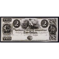 Mechanics Banking Association, ca.1830's Obsolete Proof.