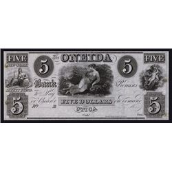 Oneida Bank, ca.1830's Obsolete Proof.