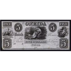 Oneida Bank, ca.1830's Obsolete Proof.