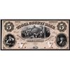 Image 1 : Tioga County Bank, 1857 Full Color Proof Obsolete Banknote.