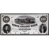 Image 1 : Tioga County Bank, 1857 Proof Obsolete Banknote.