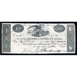 Bank of the United States, 1830 Pittsburgh Branch Obsolete.