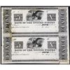 Image 1 : Bank of the United States (2nd), 1817-34 Issue Proof Pair Unlisted.