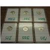 Image 2 : 6 UNCIRCULATED SILVER ROOSEVELT DIMES