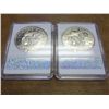 Image 2 : 1973-S & 1974-S IKE DOLLARS SGS PR70 CAM