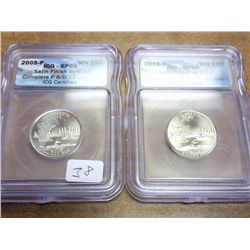 2005-P/D MINNESOTA QUARTERS ICG SP69