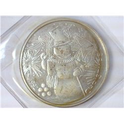 1 TROY OZ .999 FINE SILVER ROUND