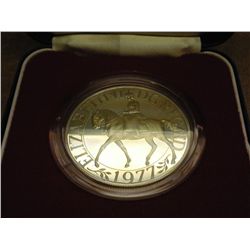 1977 UNITED KINGDOM CROWN SILVER PROOF