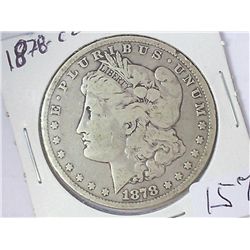 1878-CC MORGAN SILVER DOLLAR