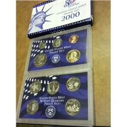 2000 US PROOF SET (WITH BOX)