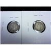 Image 2 : 1911 & 1919 CANADA SILVER FIVE CENTS