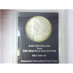 1896 MORGAN SILVER DOLLAR MS60