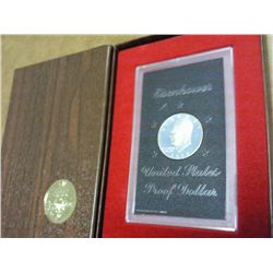 1972-S IKE SILVER DOLLAR PROOF (BROWN PACK)