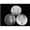 Image 2 : 3-1964 CANADA SILVER 50 CENTS (UNC)