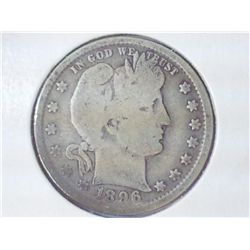 1896 BARBER QUARTER