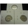 Image 2 : 1911,14 & 16 BARBER DIMES