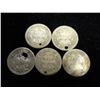 Image 2 : 5-(HOLED) OR BENT SILVER HALF DIMES