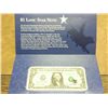 Image 2 : TEXAS $1 LONESTAR NOTE 2001 $1 FRN CRISP CU