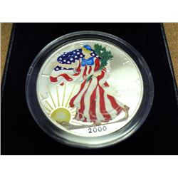2000 COLORIZED AMERICAN SILVER EAGLE