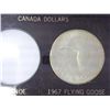 Image 1 : 1867-1967 CANADA FLYING GOOSE SILVER DOLLAR (UNC)