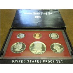 1981 US PROOF SET (WITH BOX)