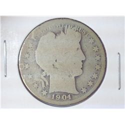 1901-S BARBER HALF DOLLAR