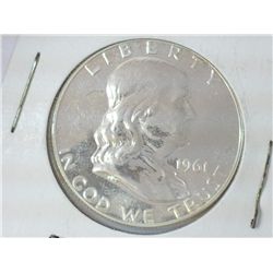 1961 FRANKLIN HALF DOLLAR GEM PROOF