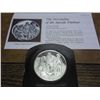Image 1 : 2 OZ STERLING SILVER REMBRANDT MEDAL PROOF