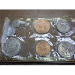 1963 NEW ZEALAND 7 COIN UNC SET