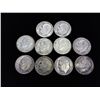 Image 1 : 10 ASSORTED SILVER ROOSEVELT DIMES
