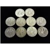 Image 2 : 10 ASSORTED SILVER ROOSEVELT DIMES