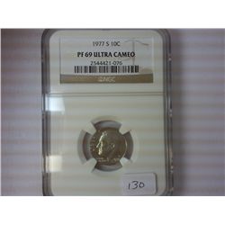 1977-S ROOSEVELT DIME NGC PF69 ULTRA CAMEO